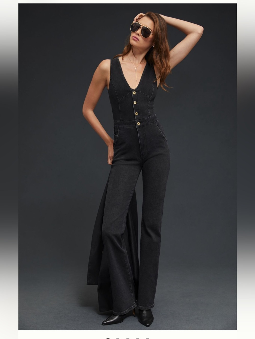 Pilcro Buttondown jumpsuit 2P NWT